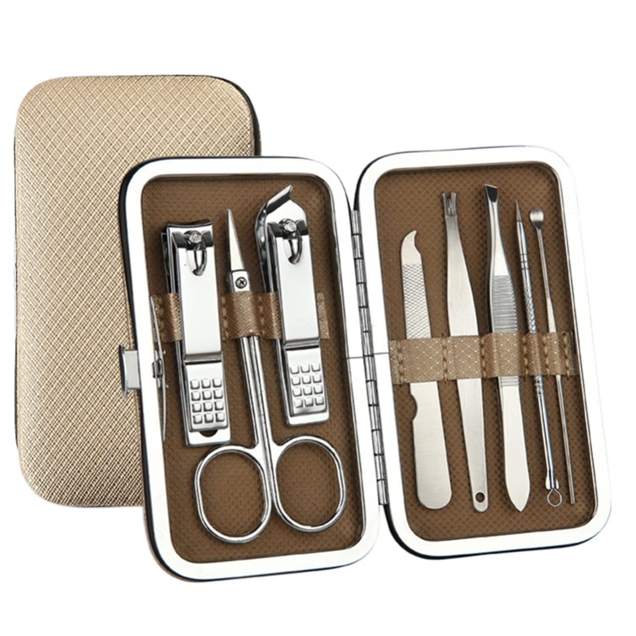 Coupe-ongles en acier inoxydable kit manucure pédicure et soin des ongles