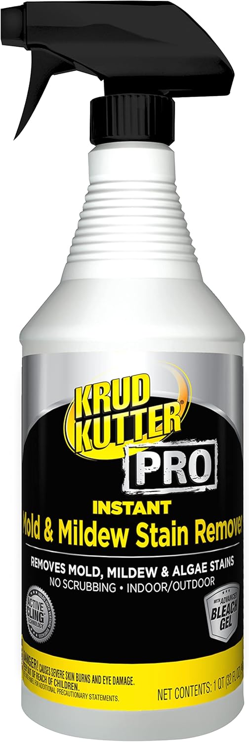 KRUD KUTTER PRO 370807 Instant Mold & Mildew Stain Remover, 32 oz