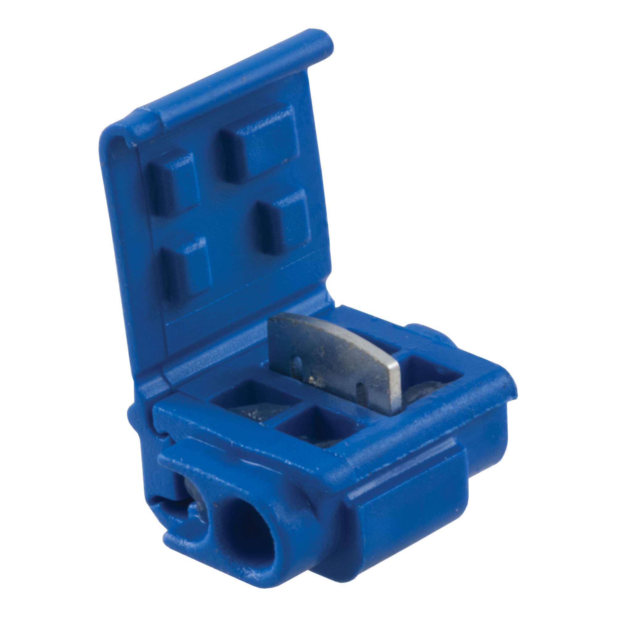 CURT59956 18-14 Gauge Blue Scotch Snap Lock Wire Connectors with Gel Sealant, 100-Pack