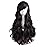 MapofBeauty 28 Inch/70 cm Charming Women\'s Long Curly Full Hair Wig (Black)