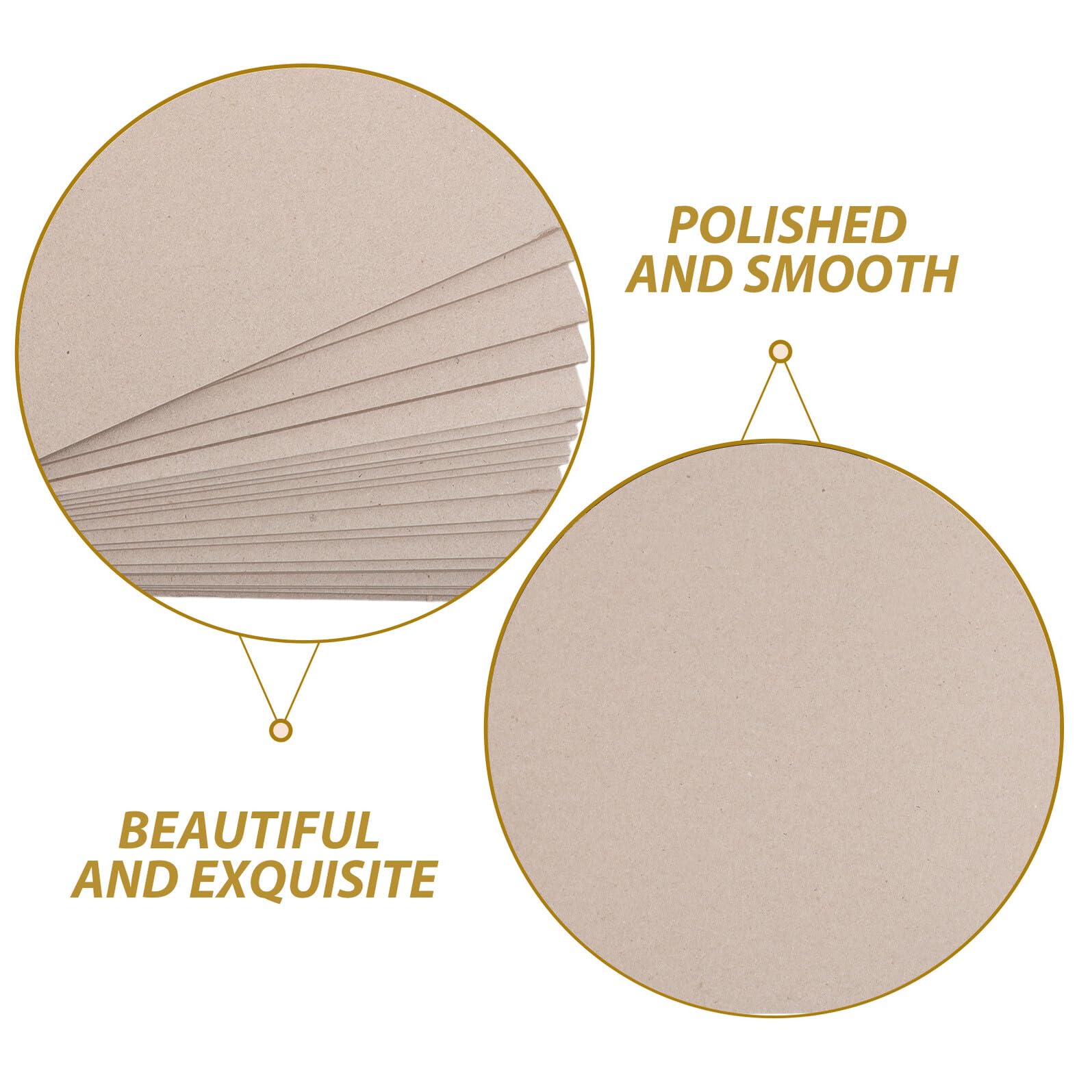 COHEALI Lot de 20 Feuilles de Papier Cartonné Rigide A4 2,5 Mm pour Scrapbooking et Fabrication D'albums, Papier Épais Vintage, Polyvalent et Robuste pour Loisirs Créatifs