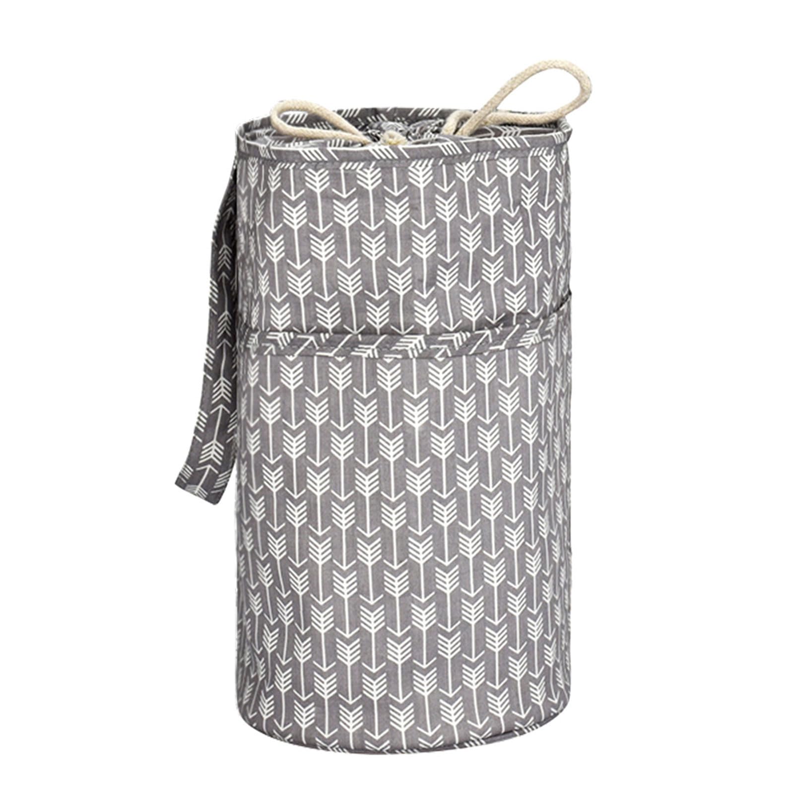 Buxuaaaa Space Saving Collapsing Planner Bag for Knitting Undertakings Household Objects Transportable Storage Answer Safe Top Transportable Knitting Project Bag