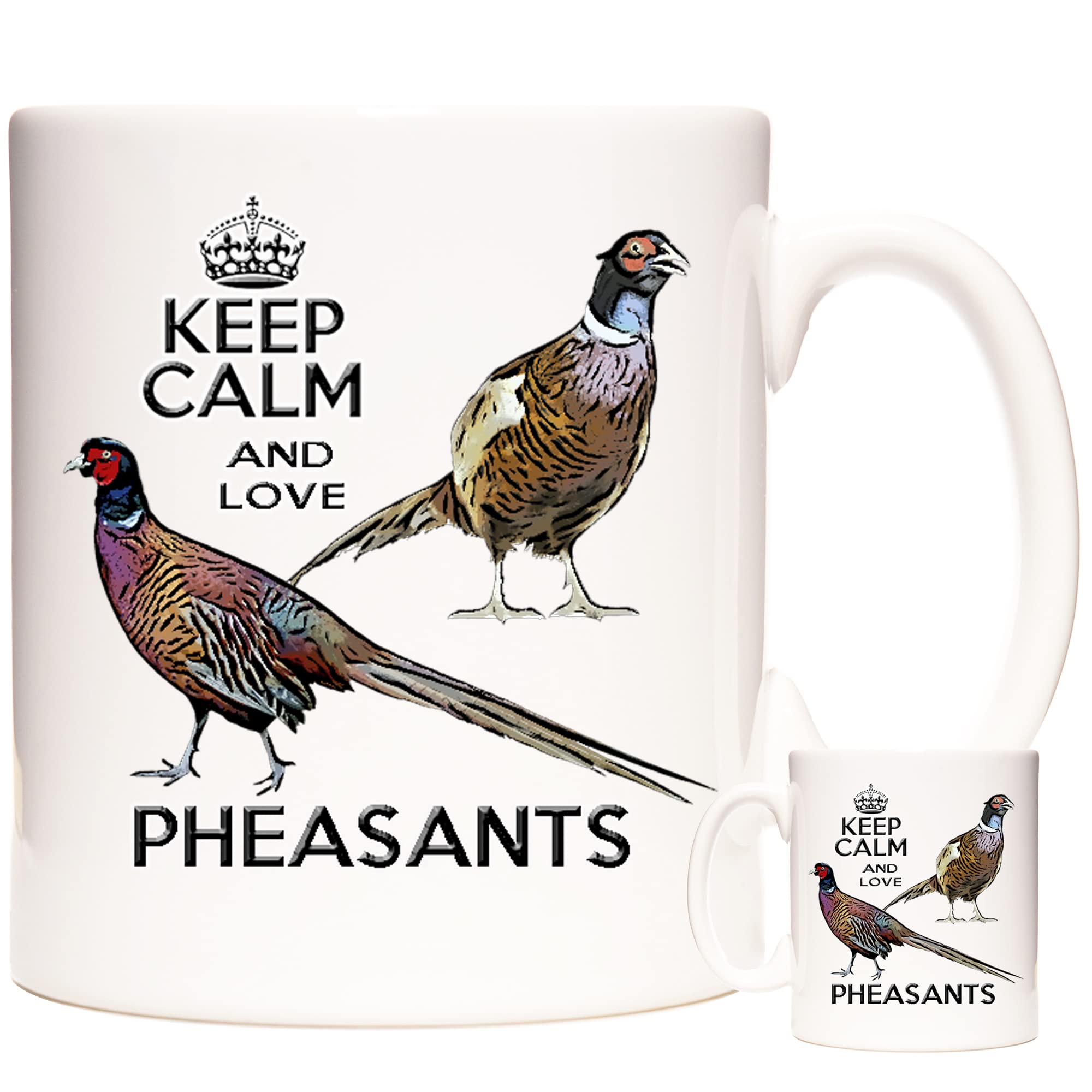 KAZMUGZ Pheasant Mug - Love Pheasants. Exclusive Ceramic Gift. Perfect for Birthdays. British Bird Mug