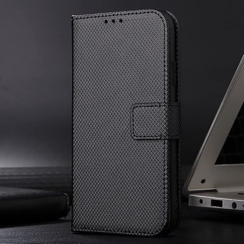 Miniatura 8 de Funda tipo cartera compatible con Honor X7, con ranuras para tarjetas de crédito, función atril, con función atril, de piel sintética, magnética,