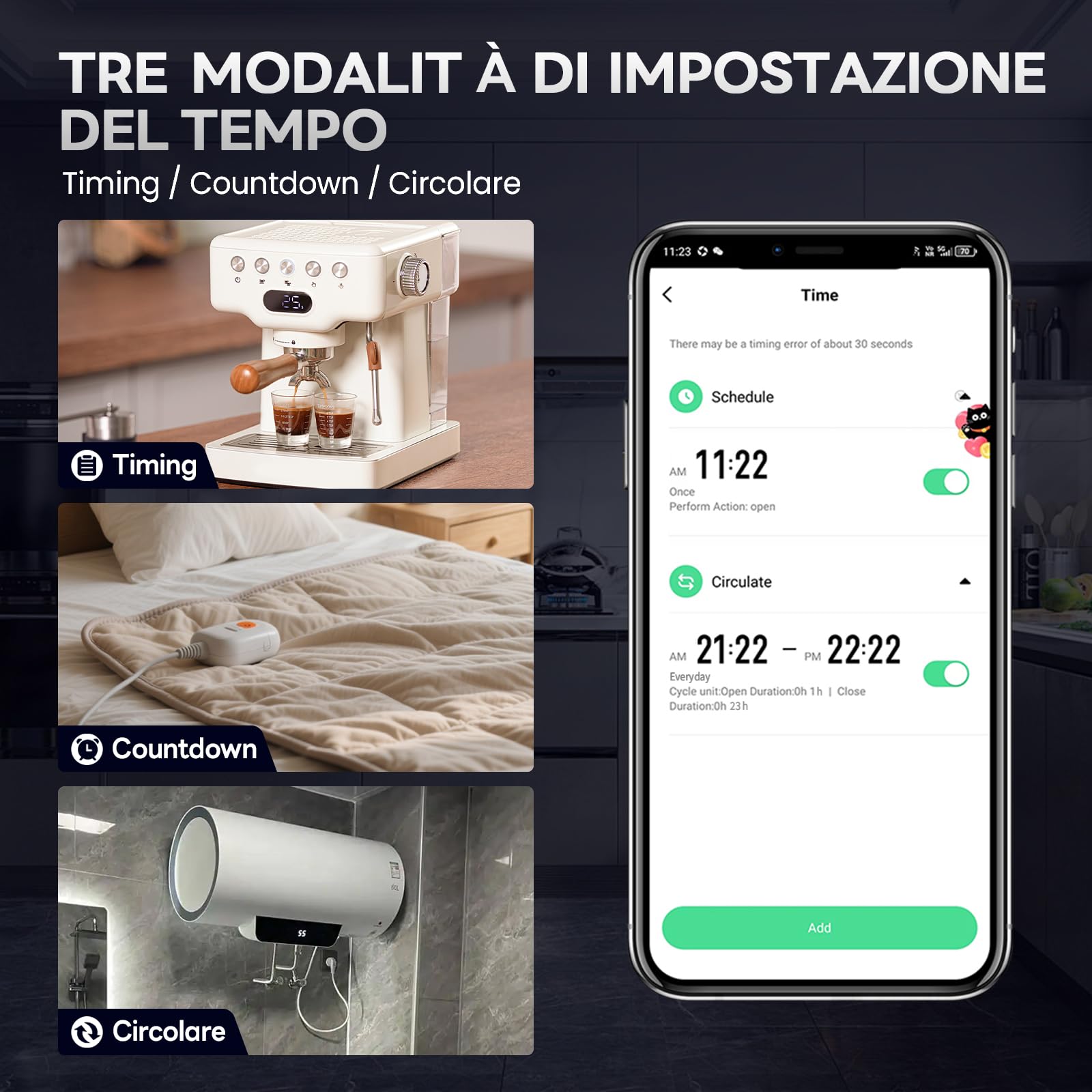 Interruttore Smart WiFi Interruttore su Guida DIN Interruttori WiFi con Controllo Remoto/Timer Interruttore Automatico Intelligente Tuya con Misurazione Della Potenza per Smart Home 1-63A | Tuya - Interruttore di corrente WiFi con misurazione della potenz