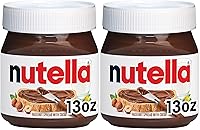 Vista 3 de Nutella Crema de avellana con cacao para el desayuno, tarro de 13 onzas (paquete de 2)