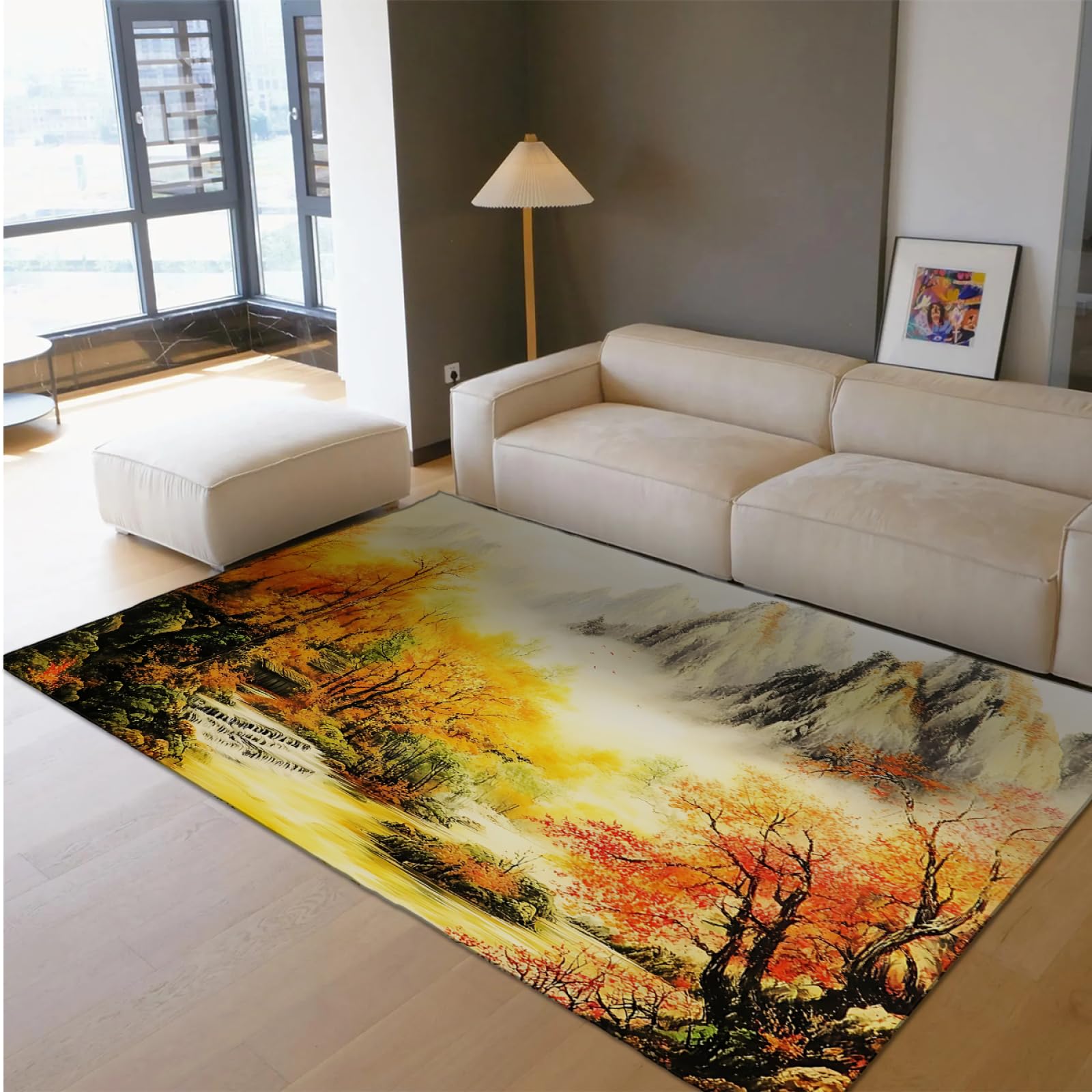 Amazon | ビンテージスタイルのラグ 180x300cm - ファンタジー