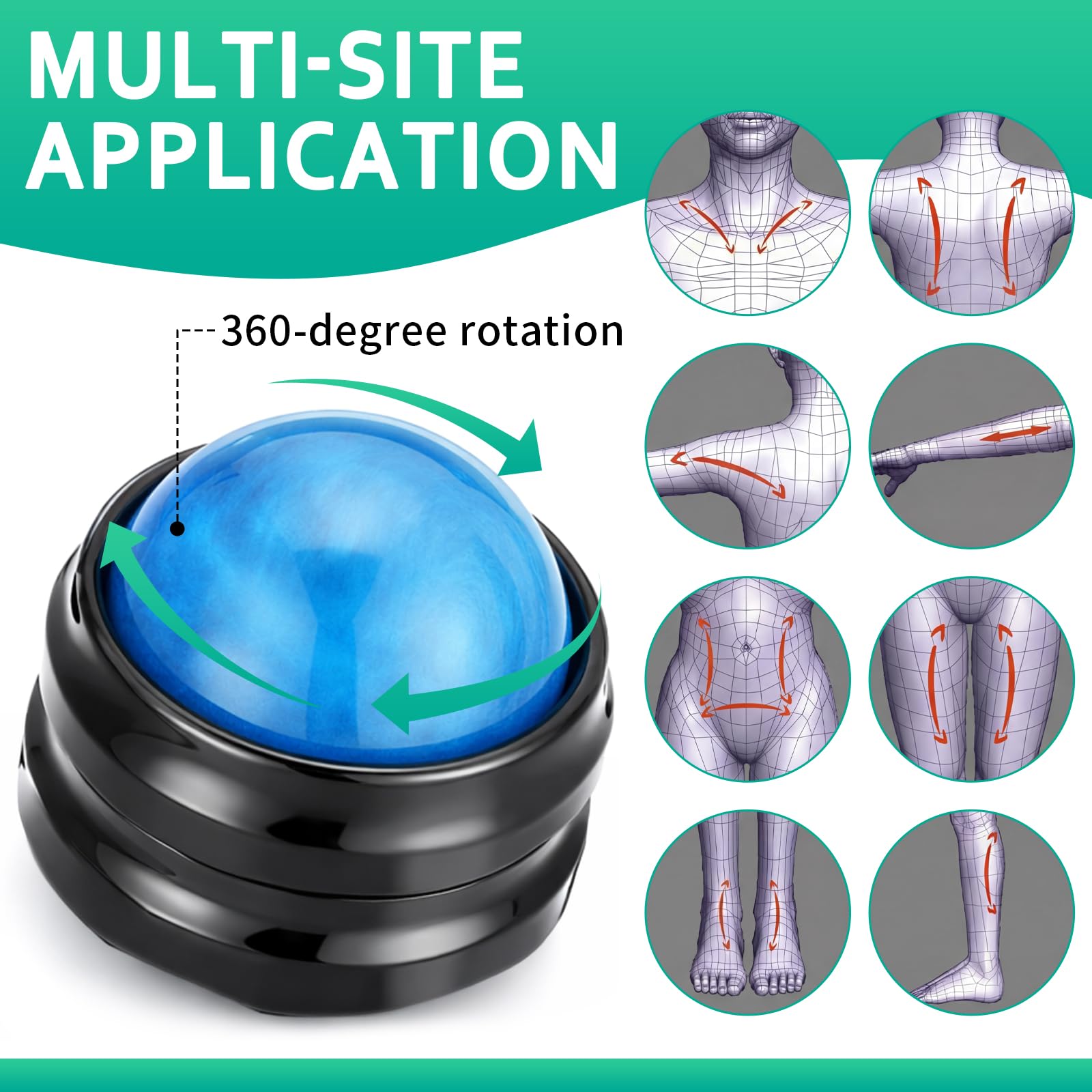 6 Pcs Employee Appreciation Massage Gifts Nurses Teacher Week Gifts Massage Roller Ball Drawstring Cotton Bag Handheld Therapy Relax Tool Sore Muscles Joint Pain Relief Relaxing Full Body