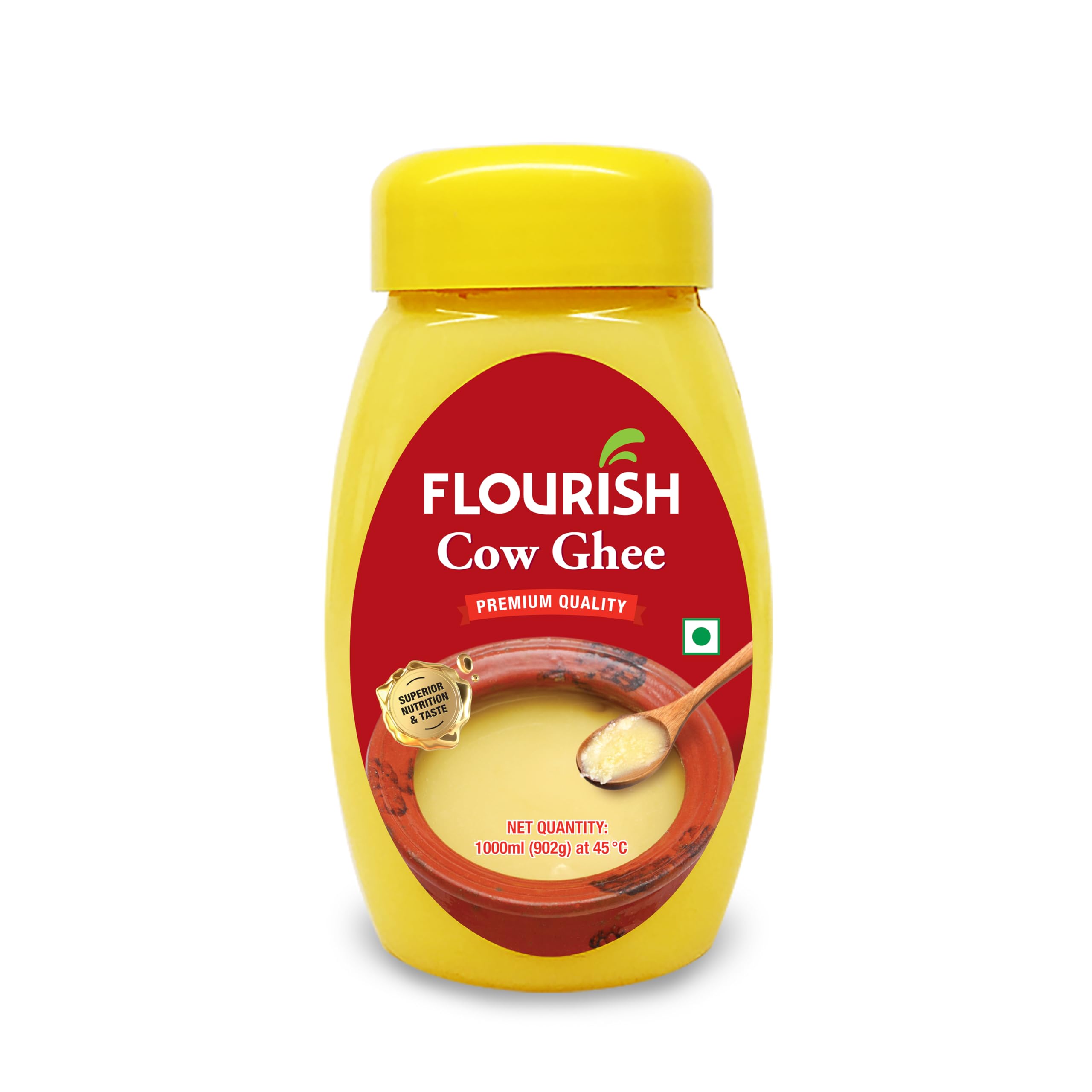FLOURISH Pure Cow Ghee 1Litre / Pure, Natural & Healthy / 100% Preservative Free (B0CSJR5NBC) Amazon Price History, Amazon Price Tracker