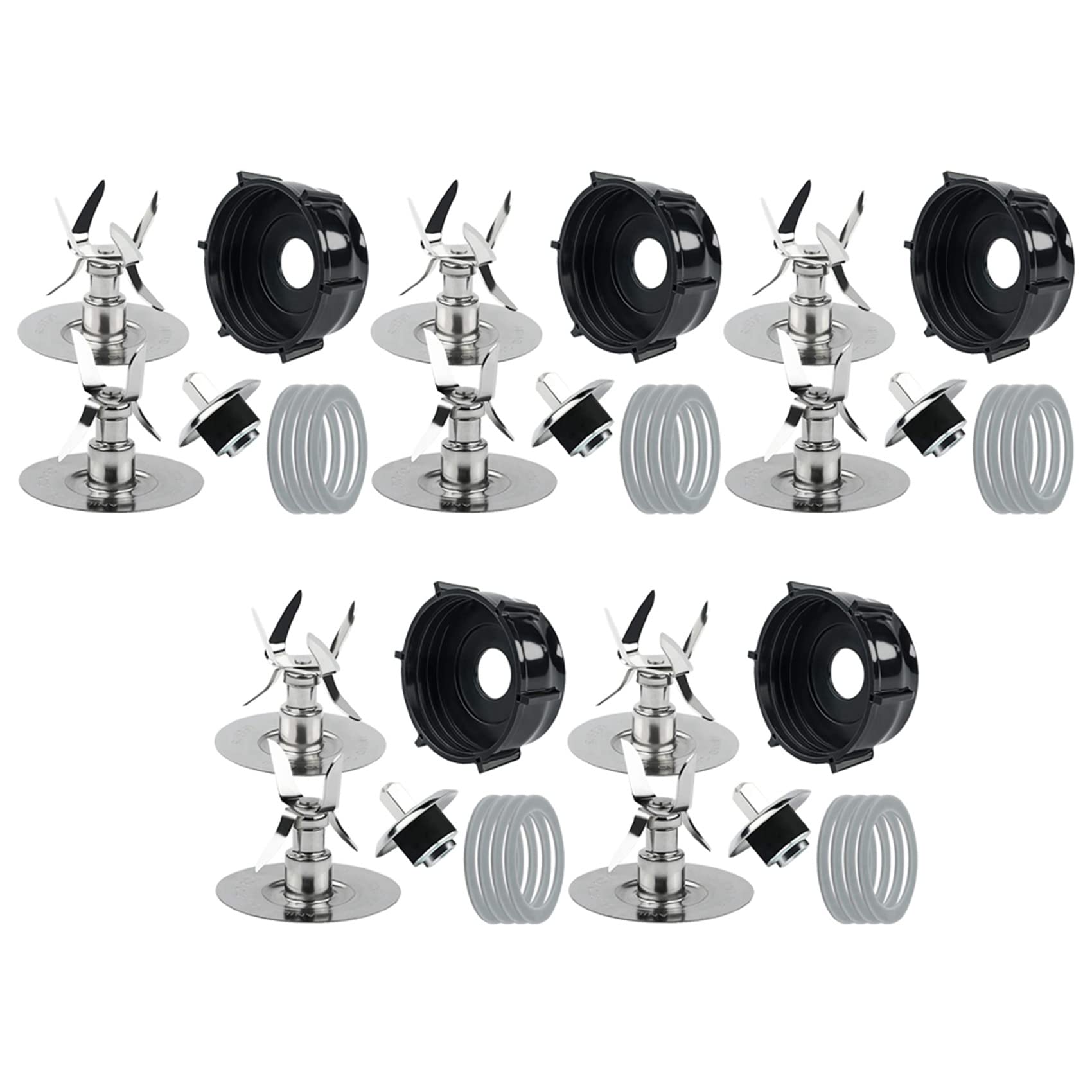 Hndhbfgrt 40X Replacement Parts for & Osterizer Blender Ice Blades 4980 4961 Gasket Coupling Stud Slinger