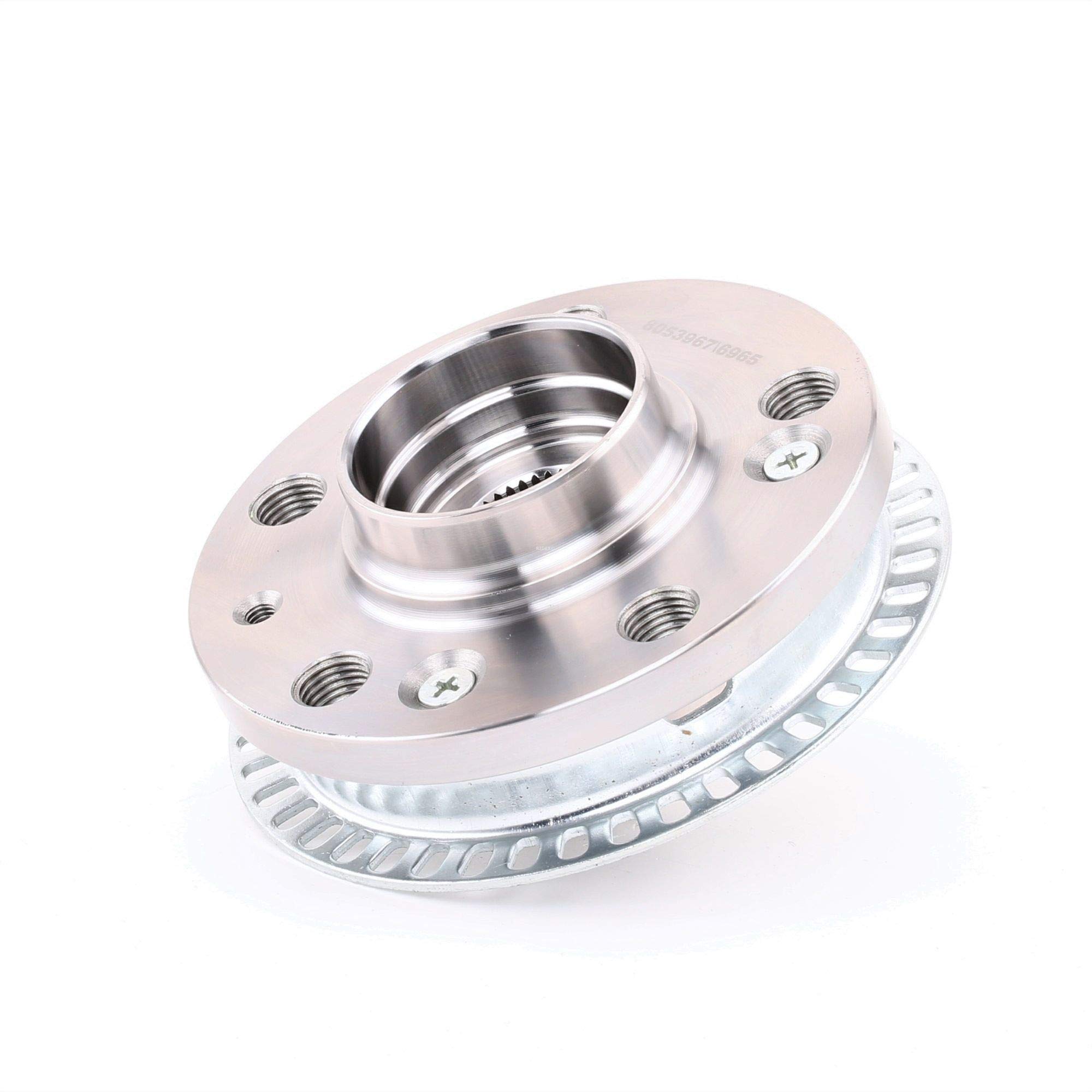 RIDEX 653W0002 Moyeu de roue Avant Arrière avec bague ABS sans roulement de roue Compatible avec VW Golf IV 3/5 portes 1J1