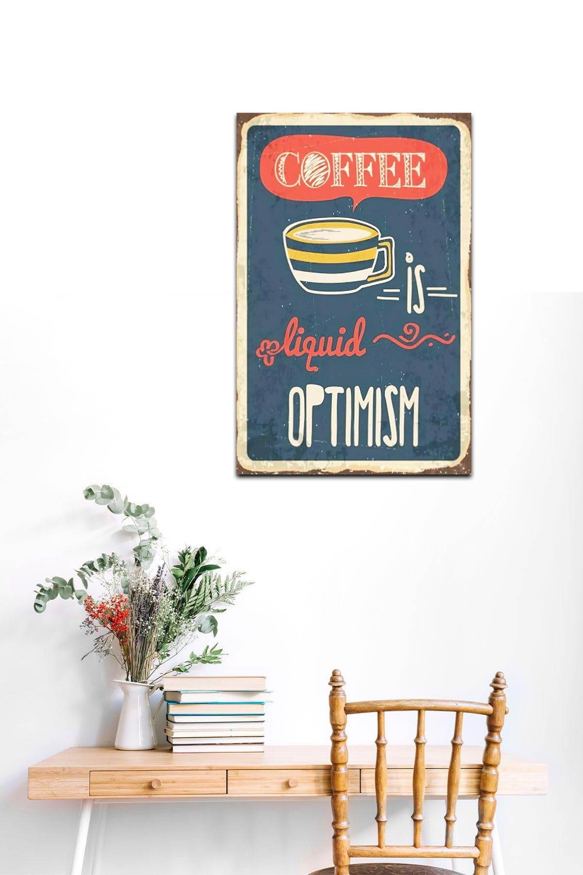 Dekolia Kuşe Kağıt Duvar Posteri Retro Vintage Drtr0031