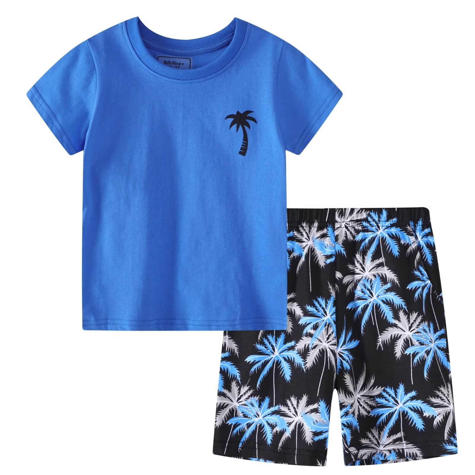 Toddler Boy Clothes Kids Summer Cotton Outfits Short Set Size 2-7Y