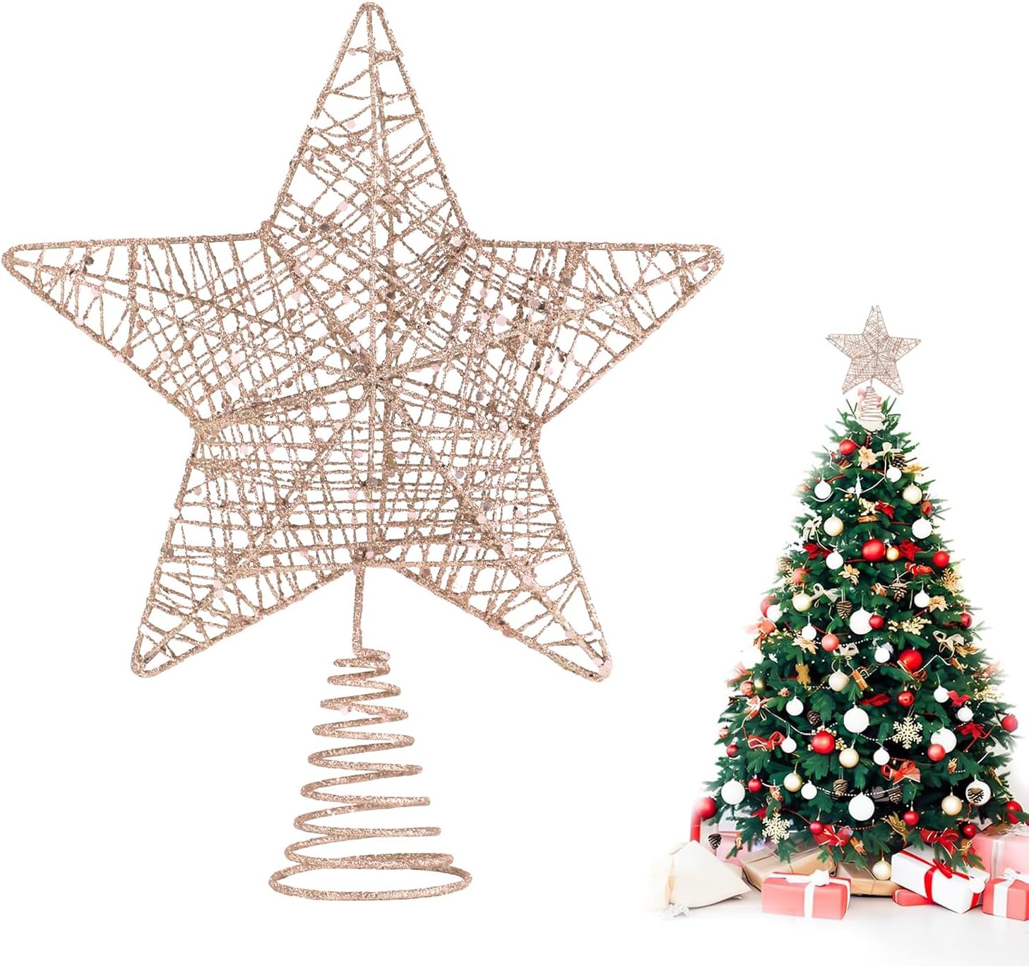 Décoration de noël arbre étoile - France