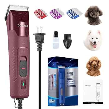 DoggyMan  Barber Professional 2こ Dog Care Hair Clipper Cutting Machine Doggyman Home Barber
