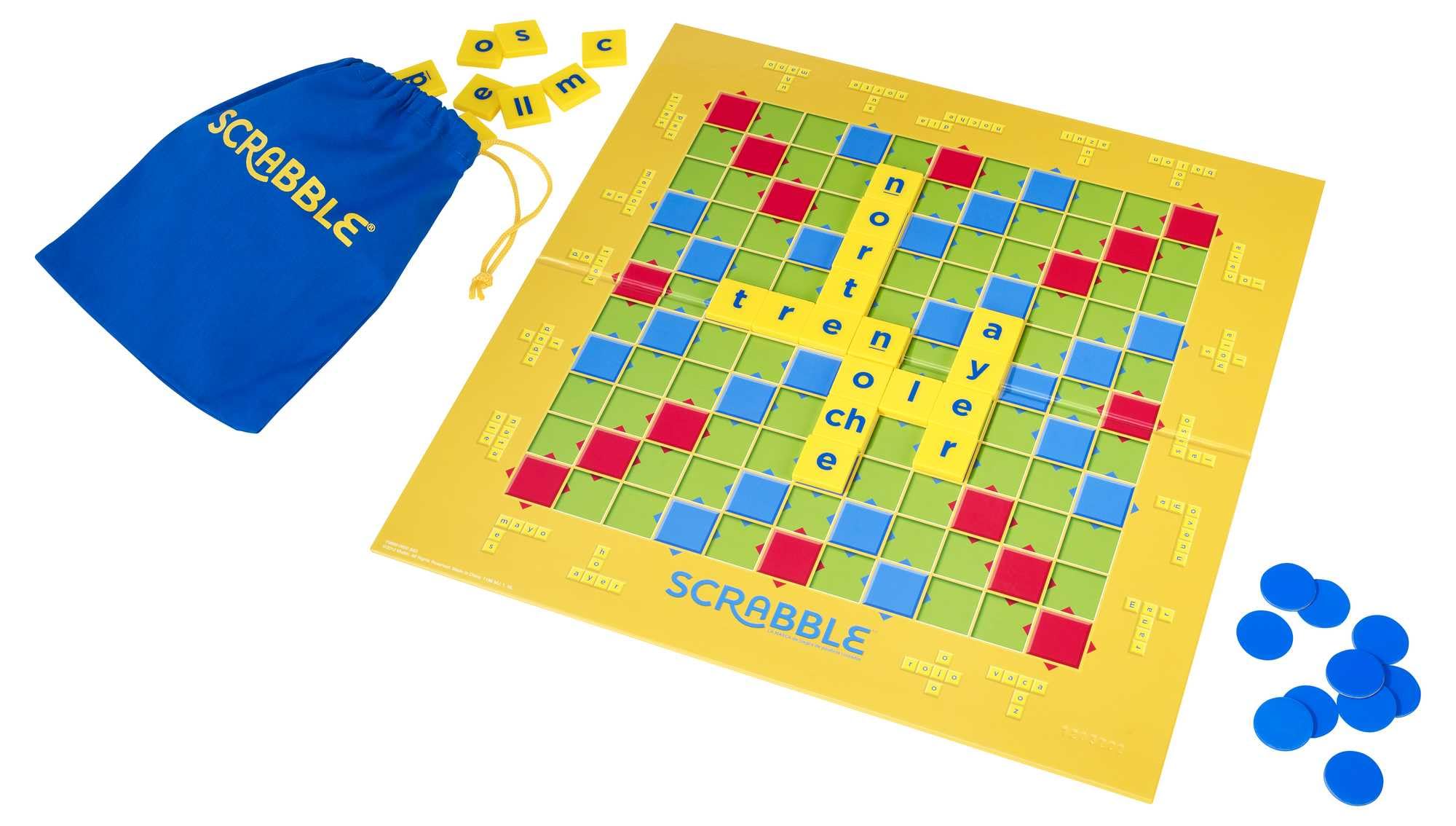Mattel Games Scrabble Junior, Juego de Mesa +6 años, versión español (Y9669)