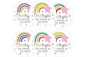 Anwyll Thank You for Coming Stickers, 60Pcs Party Favors Stickers