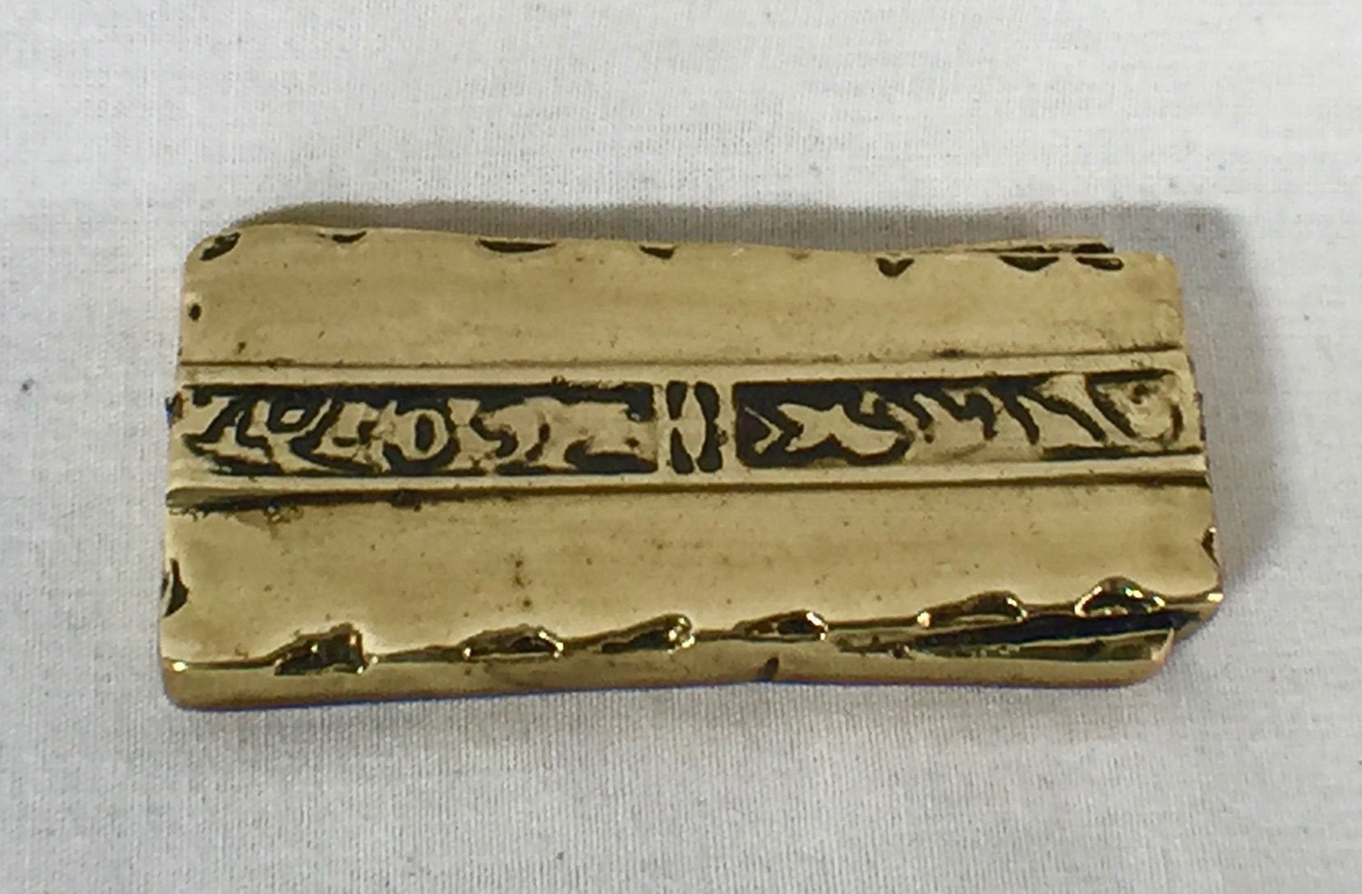 Star Trek Deep Space Nine Gold Pressed Metal Latinum Strip | Desertcart  Gambia