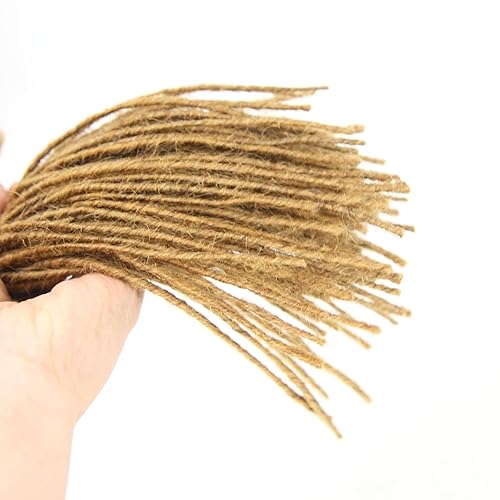 Miniatura 6 de ZigZag Hair Minilocs - Extensiones de cabello humano para rastas de 0.1 in, 20 hebras rubias, extensiones de cabello humano, trenzas de ganchillo (8