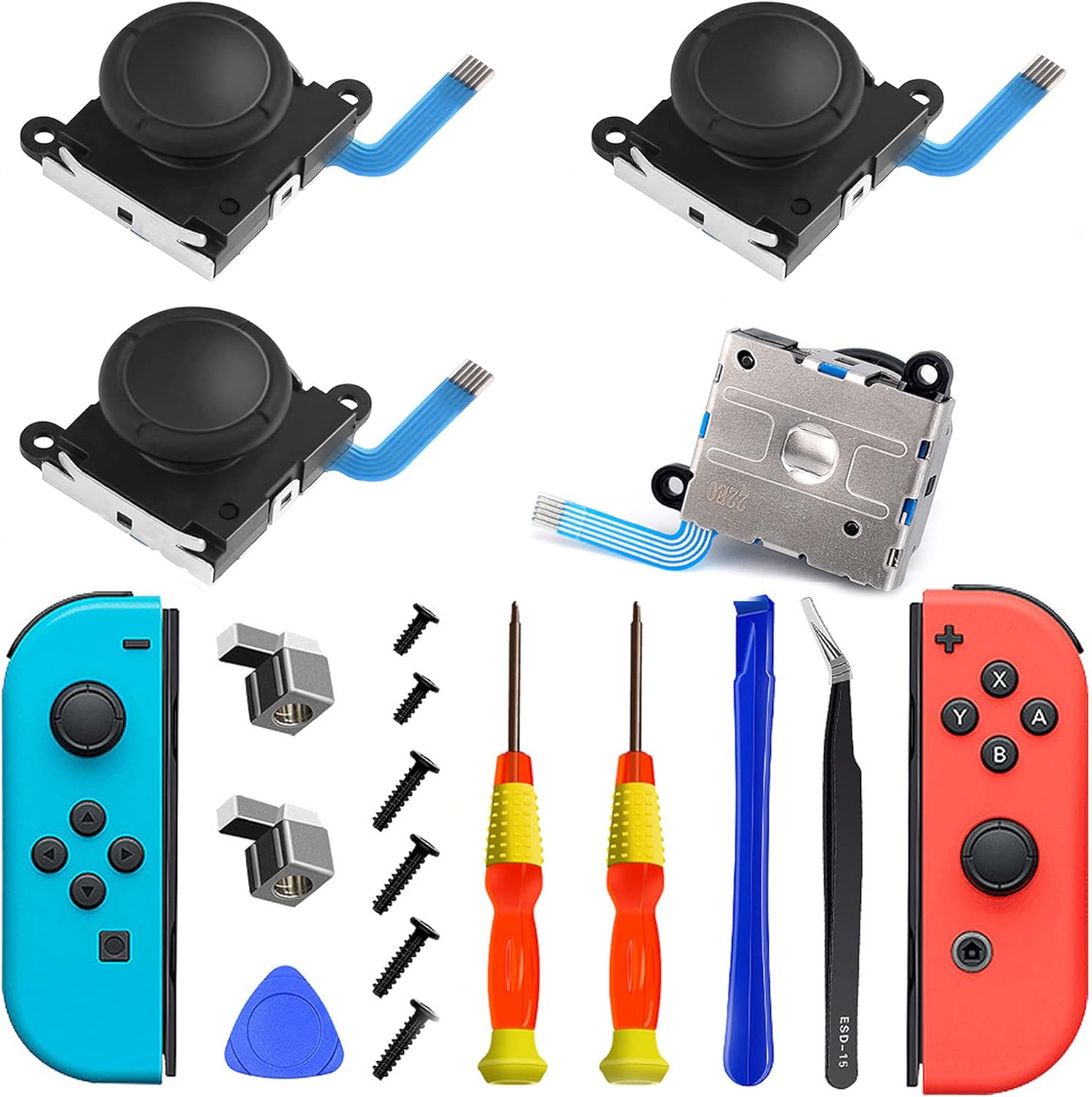 Joycon Joystick Replacement,Joycon Repair Kit,VGBUS Repair