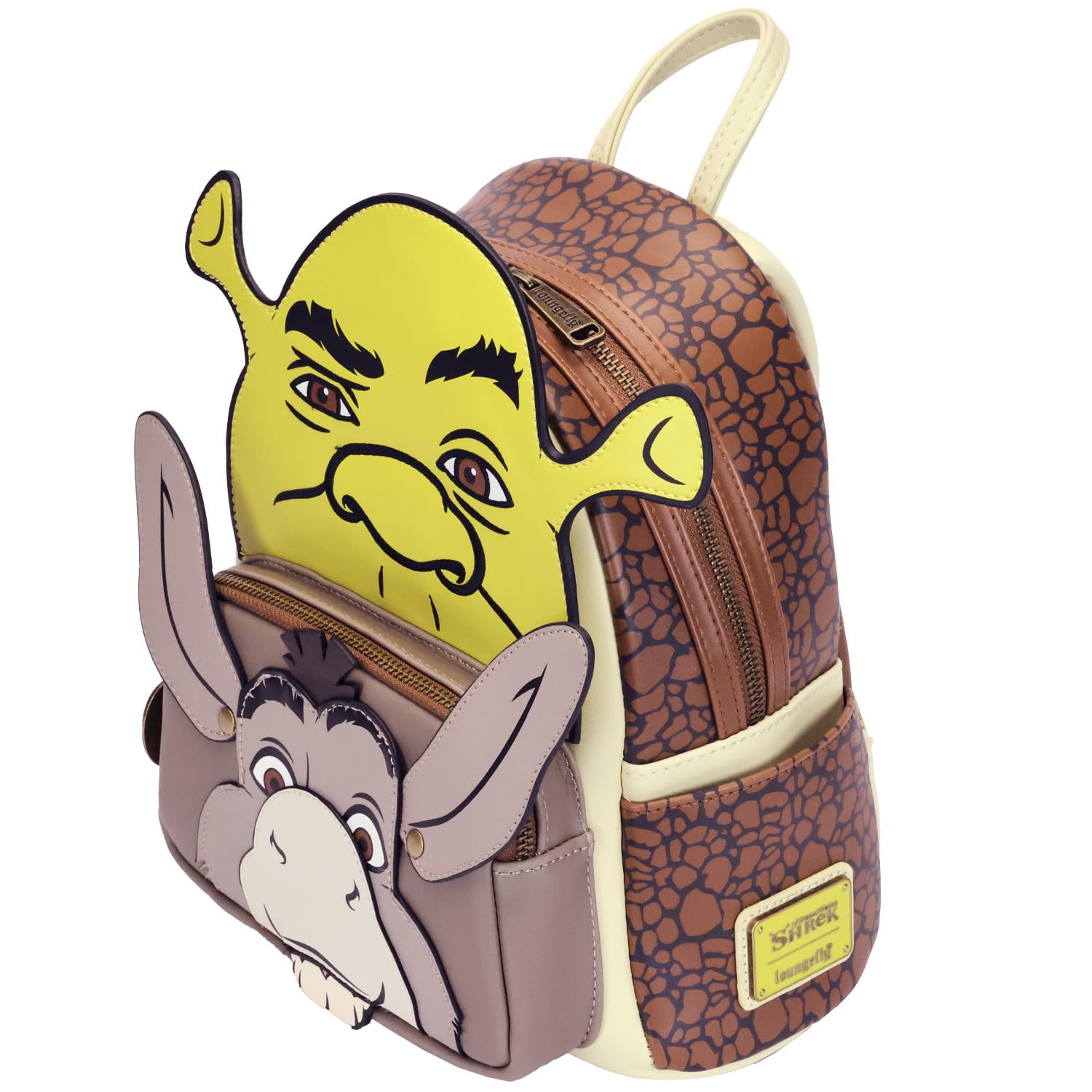 Amazon.com: Loungefly DreamWorks Shrek & Donkey Cosplay Mini  display picture 3
