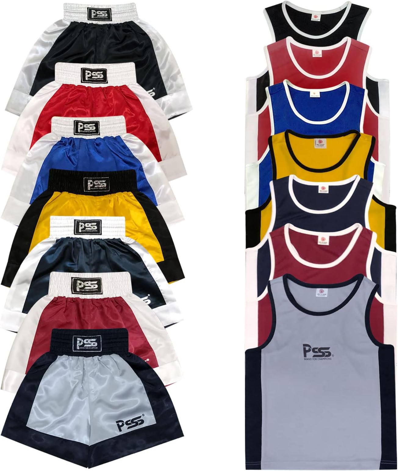 Prime Sports Shop Ultimate Kids Boxing Uniform Set of 2 Pieces Light Weight Breathable And Comfortable Fabric Boxing Student Uniform for ages 3-14 Comes In 7 Elegant Colours
