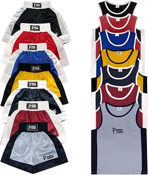 Prime Sports Shop Ultimate Kids Boxing Uniform Set of 2 Pieces Light Weight Breathable And Comfortable Fabric Boxing Student Uniform for ages 3-14 In 7 Elegant Colours