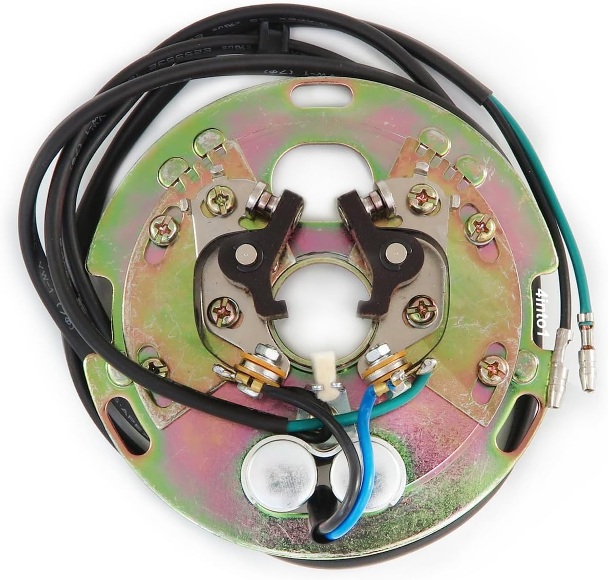 Contact Breaker Assembly with Points and Condensers For Kawasaki KZ900 Z1 KZ1000 Z1R 1973 1974 1975 1976 1977 1978 1979 1980 1981