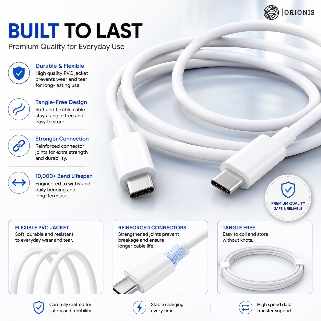 30W USB C to USB C Fast Charging Cable 30W PD, Type C Charger Cable, Compatible with Pixel 8 Pro, Pixel 8, Pixel 7 Pro, Pixel 7, Pixel 7A, Pixel 6 Pro, Pixel 6, Pixel 6A, Pixel 5 — Amazon image 4