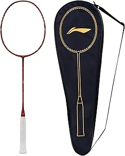 Li-Ning Windstorm 75 S Unstrung Badminton Racquet|G5-75 Grams|Carbon Fiber, Head Heavy|Maximum String Tension - 30lbs | Re Price In India