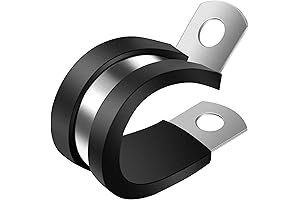 1/2 Inch Cable Clamp: Durable Stainless Steel Wire Organizer for Hassle-Free Wire Management