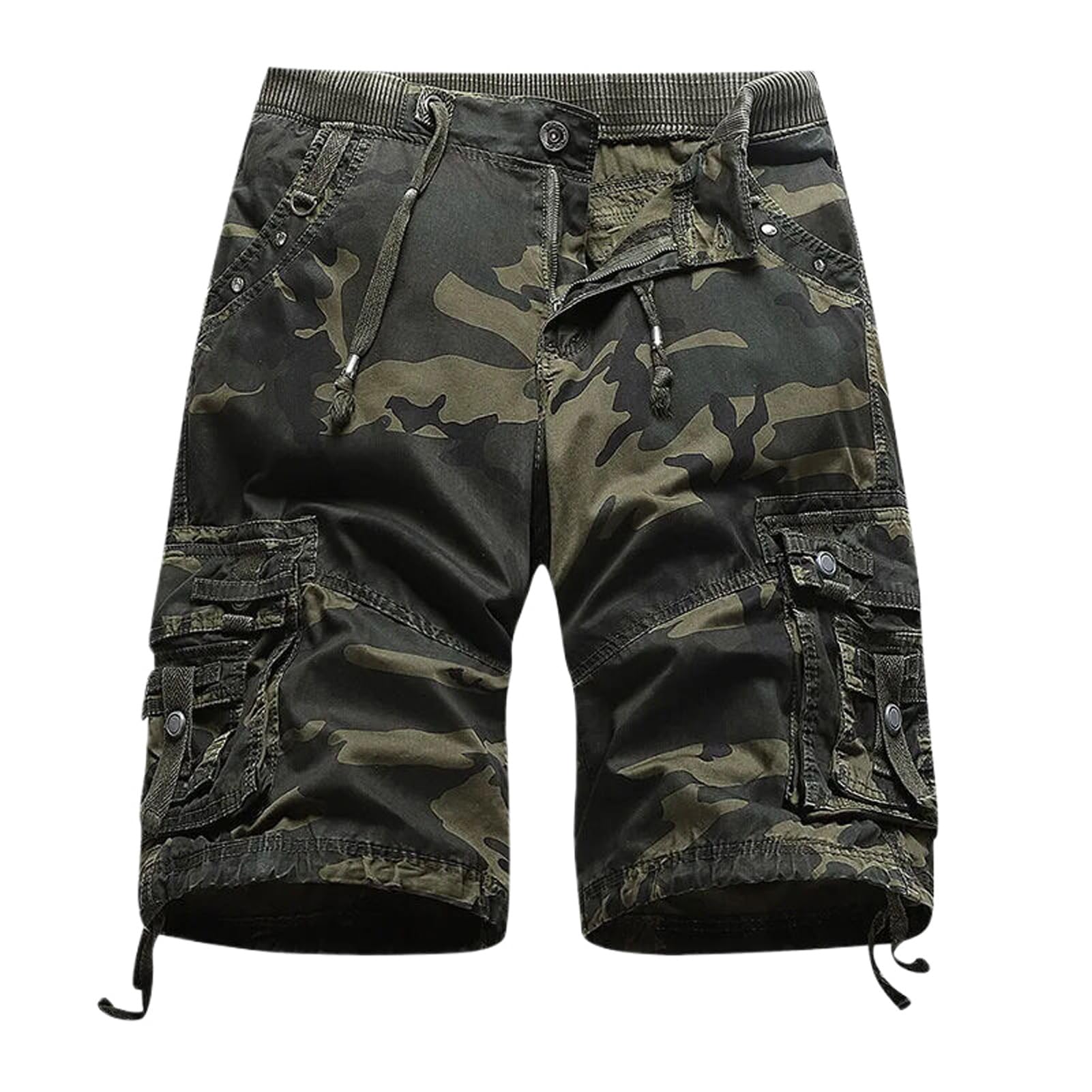 Pantalones cortos casuales de algodón para hombre