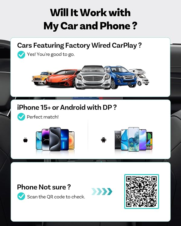 OTTOCAST Mirror Touch with Wireless Carplay Adapter, Mirror & Watch Any APP on The Car Screen, such as YouTube Netflix Tiktok Disney+ etc, Control phone on car screen for car has factory-wired CarPlay by OTTOCAST - Image 6