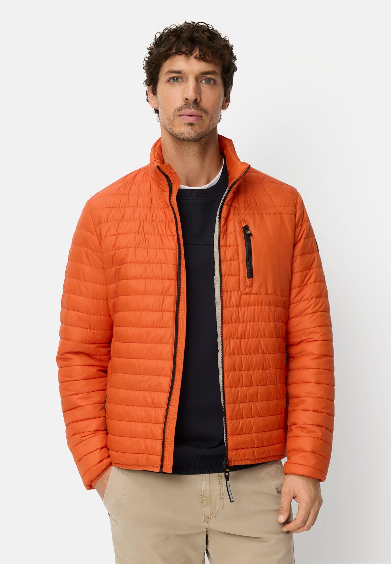 camel active Herren Blouson mit Stehkragen
