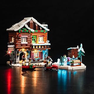 VONADO LED Light Kit for Lego Alpine Lodge 10325, Creative Lighting Set Accessories Compatible with Lego 10325 Building Set (Lights Only, No Models)