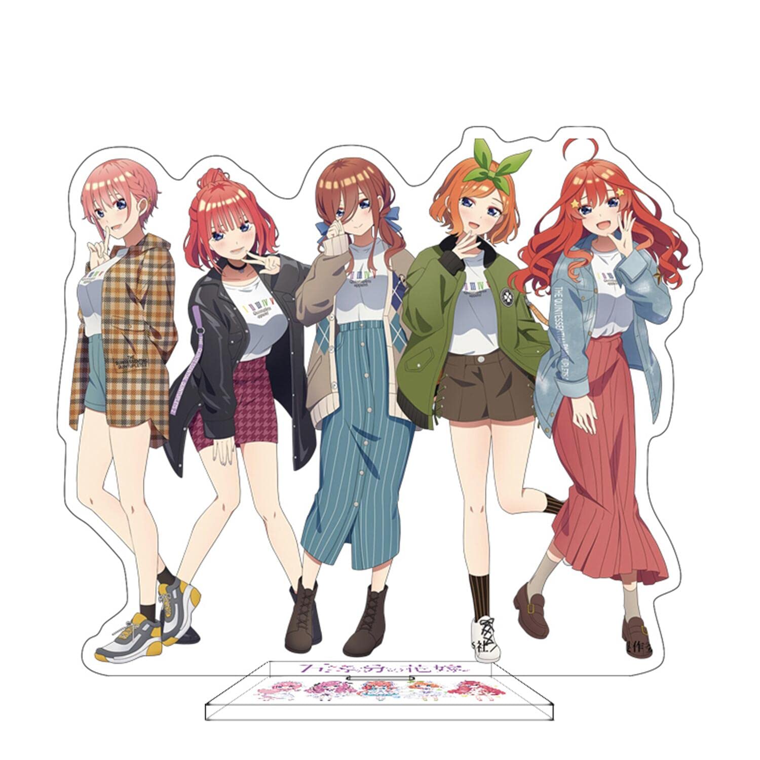 Amazon.co.jp: 五等分の花嫁 アクリルスタンド 23個 中野一花 中野二乃