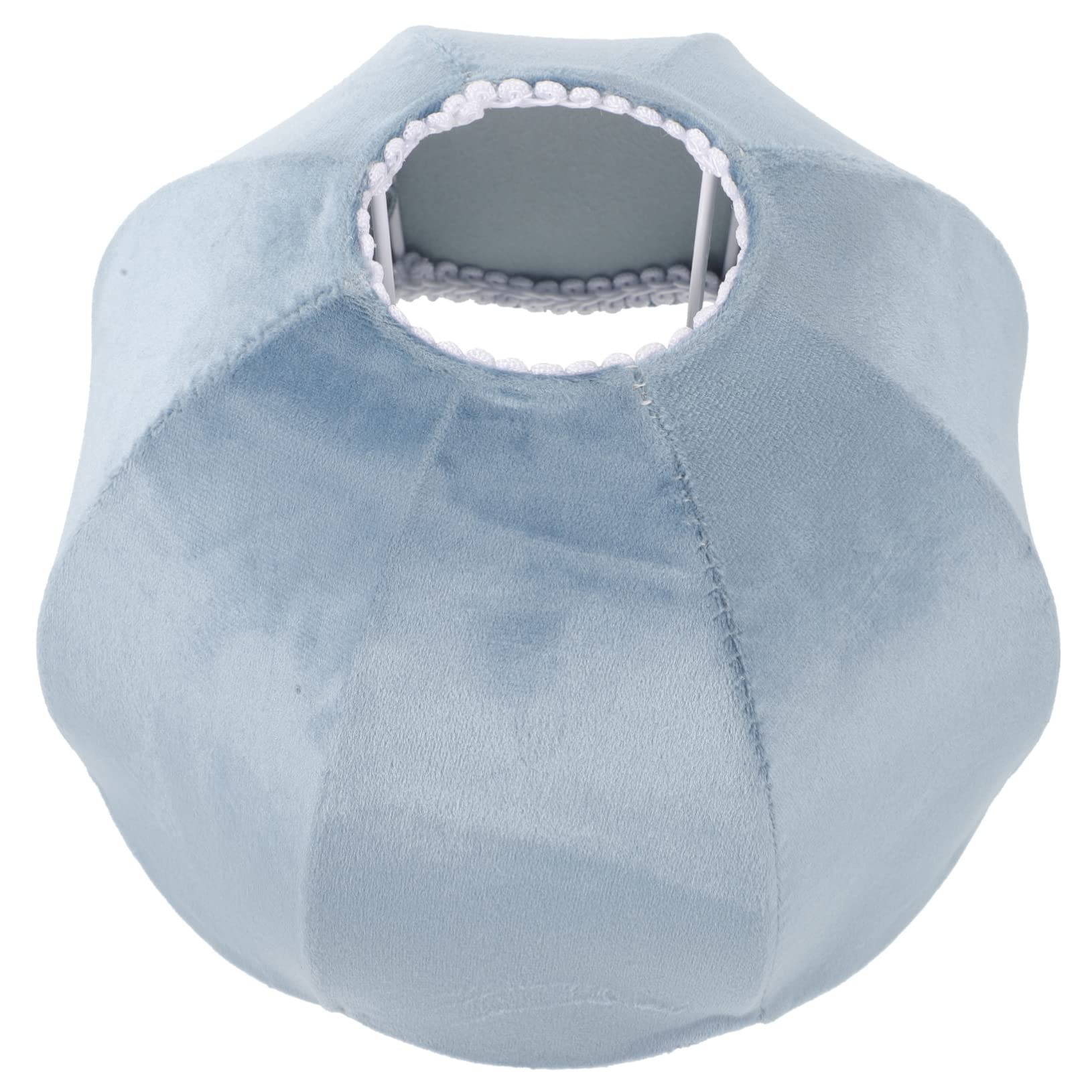 Light Shade， Light Shade Lamps Shades Ceiling Cover Lampshade Vintage Lamp Lampshades for Table Round Metal European Style E27 Bell Small (Color : Sky-Blue)