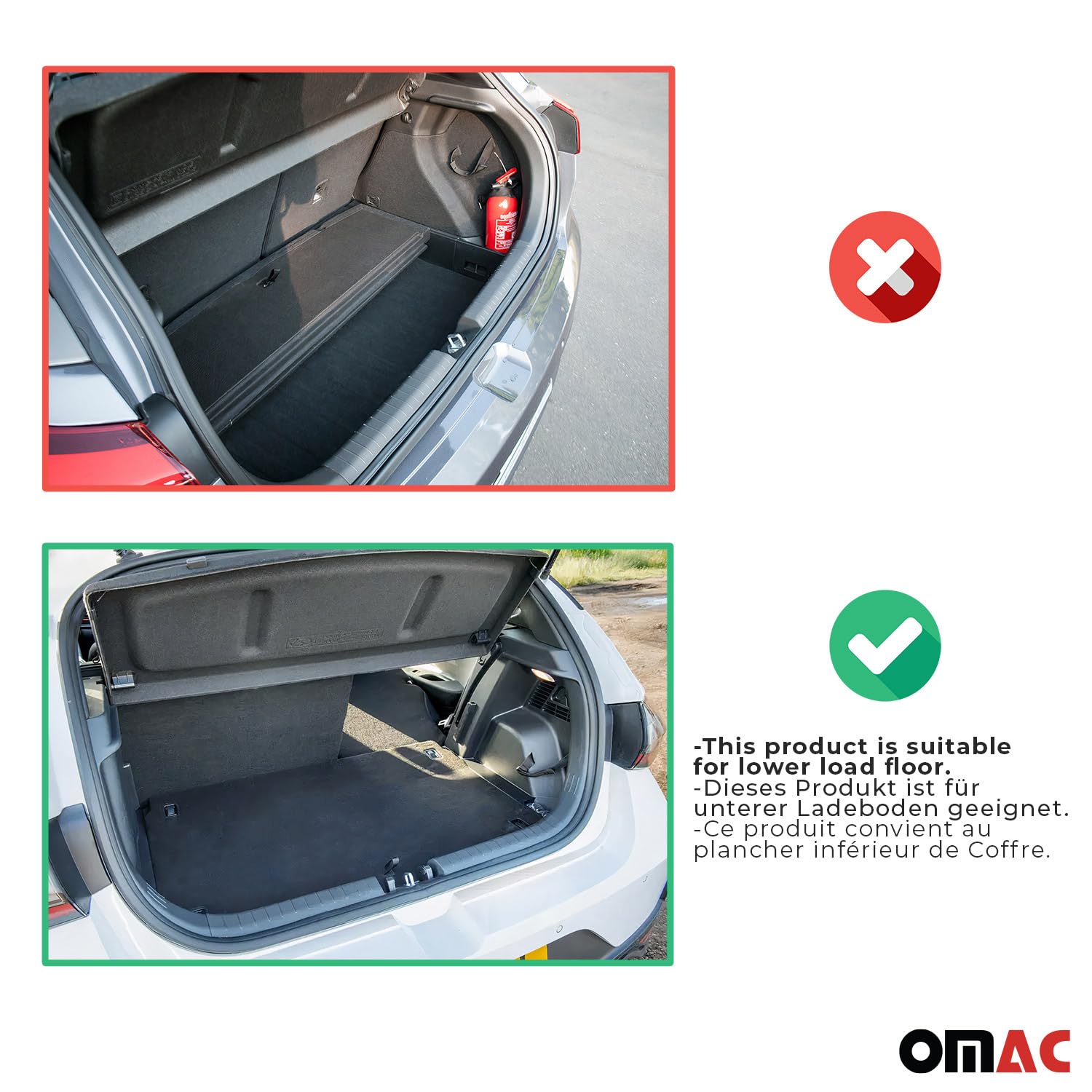 Naaldvilt kofferbakmat voor Hyundai Tucson II 2015-2020 versie met één Naaldvilt kofferbakmat voor Hyundai Tucson II 2015-2020 versie met één
