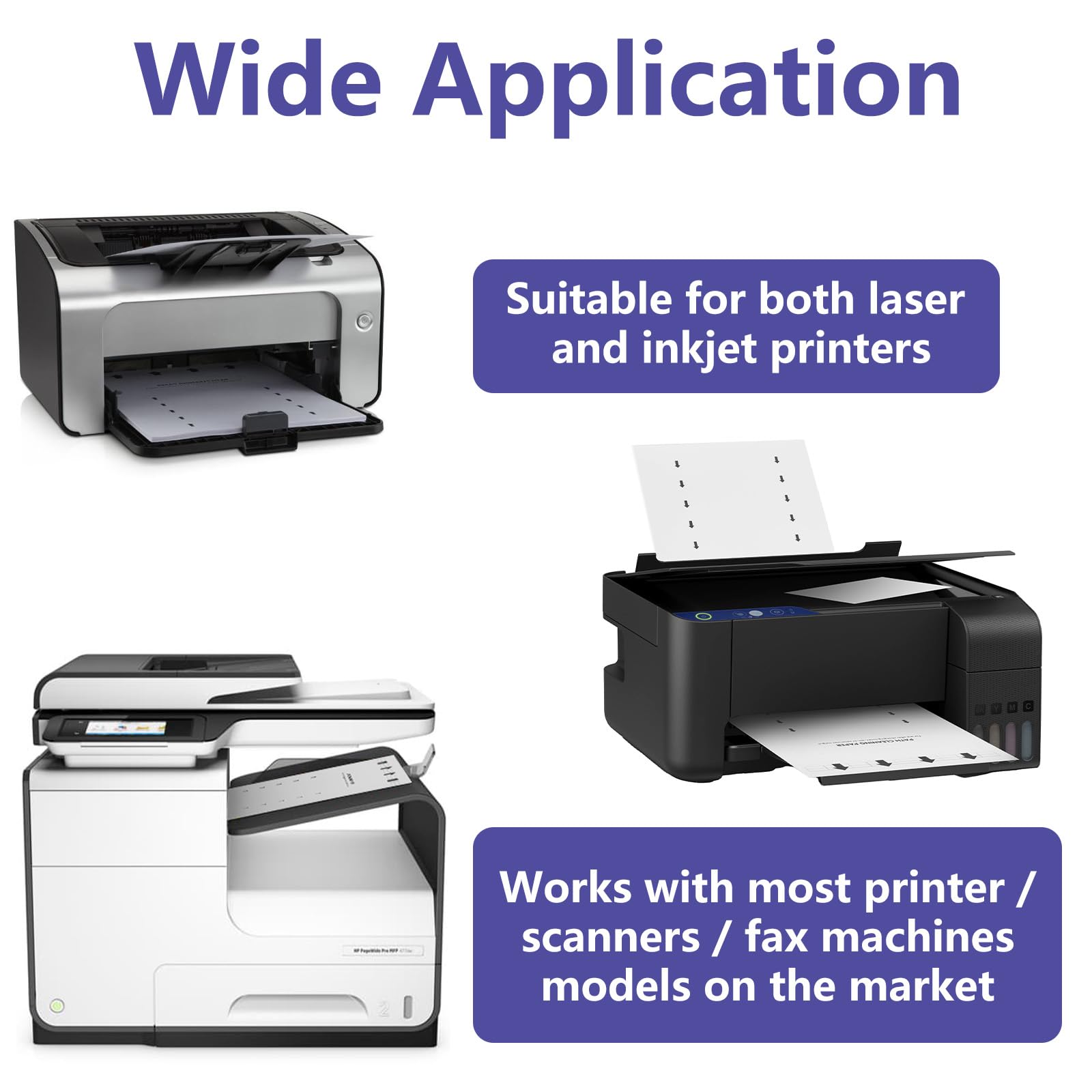 Snapklik.com : Laser & Inkjet Printer Cleaning Sheet, Reusable 8.5 X 11 ...