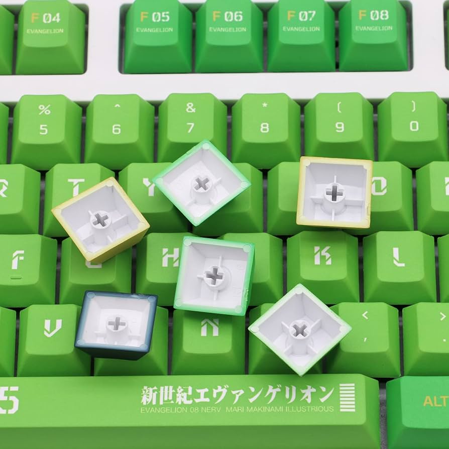 エヴァンゲリオン展　韓国　キーキャップ　セット Amazon.co.jp: 新世紀エヴァンゲリオン EVA風 アニメキー