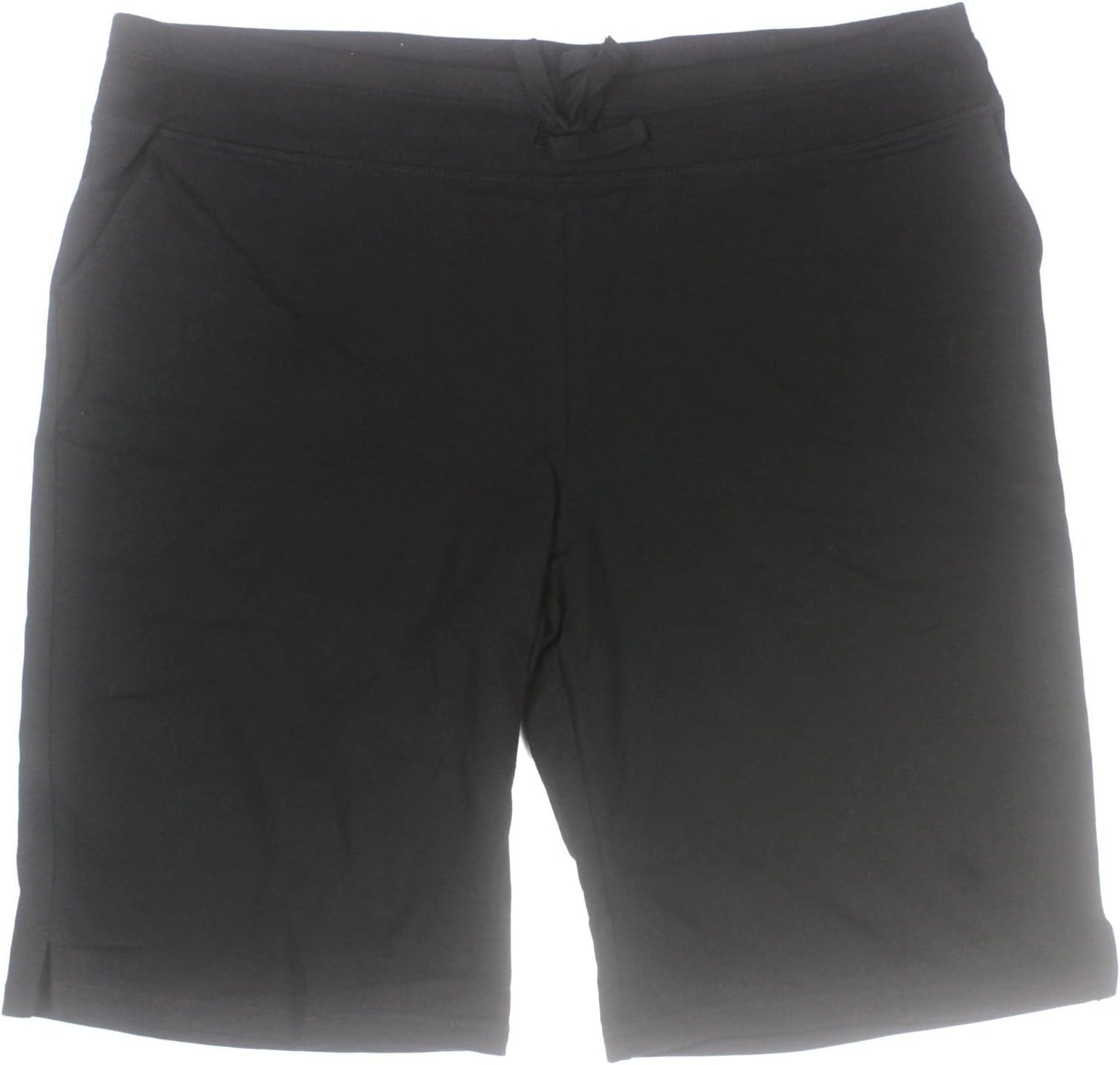 Eddie Bauer Womens Cotton Knit Lounge Shorts Medium Black