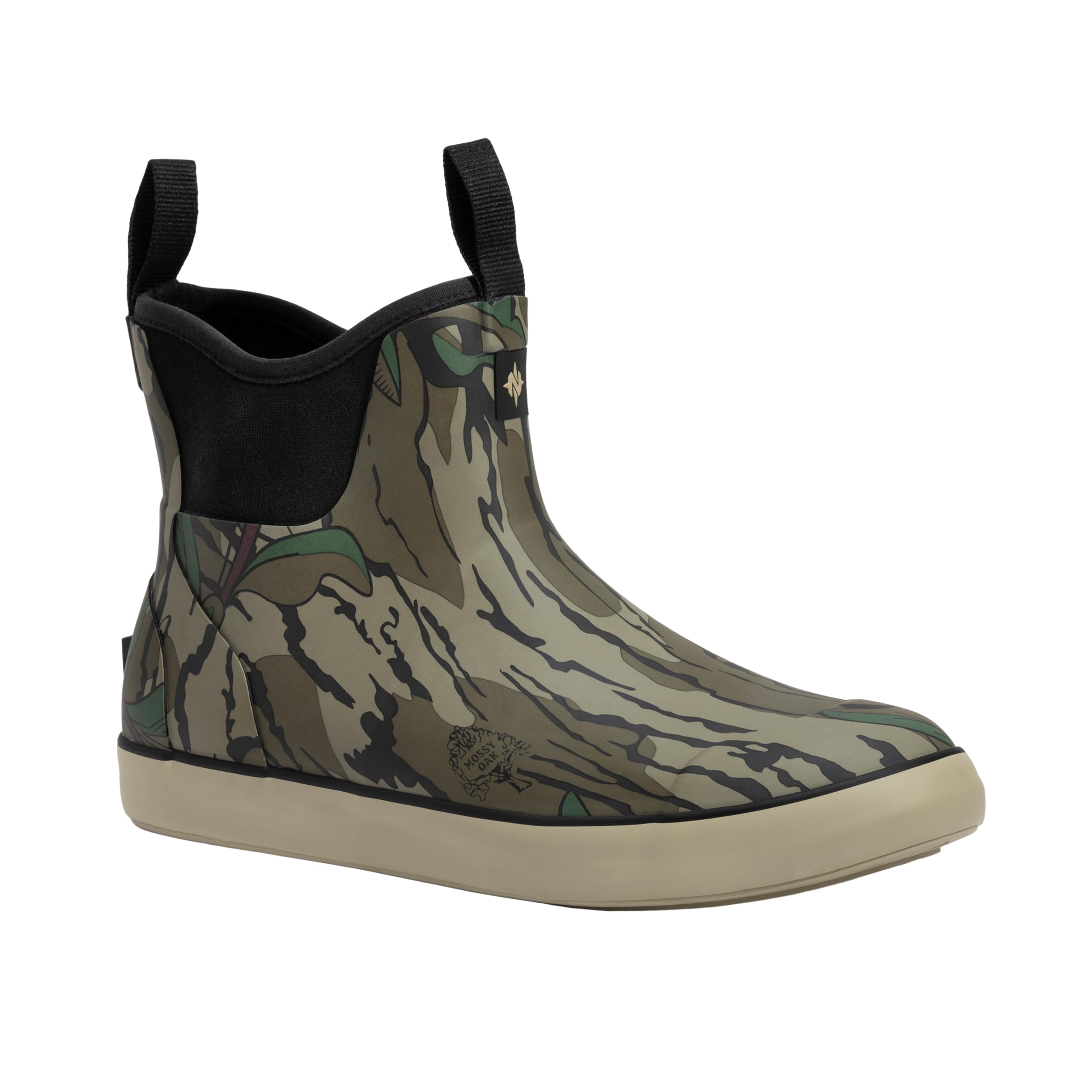 Nomad Men's BA Boot, Rubber Ankle Hunting Boot, Mossy Oak Greenleaf, 12