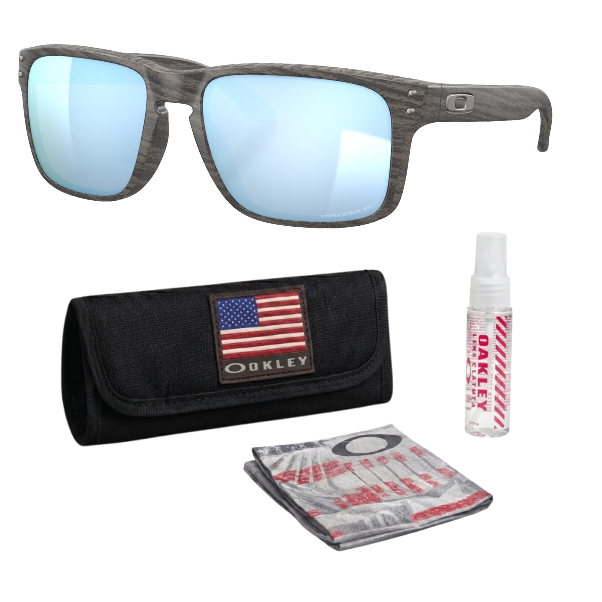 Oakley HOLBROOK WOODGRAIN COLLECTION OO9102 Sunglasses With Official Kit