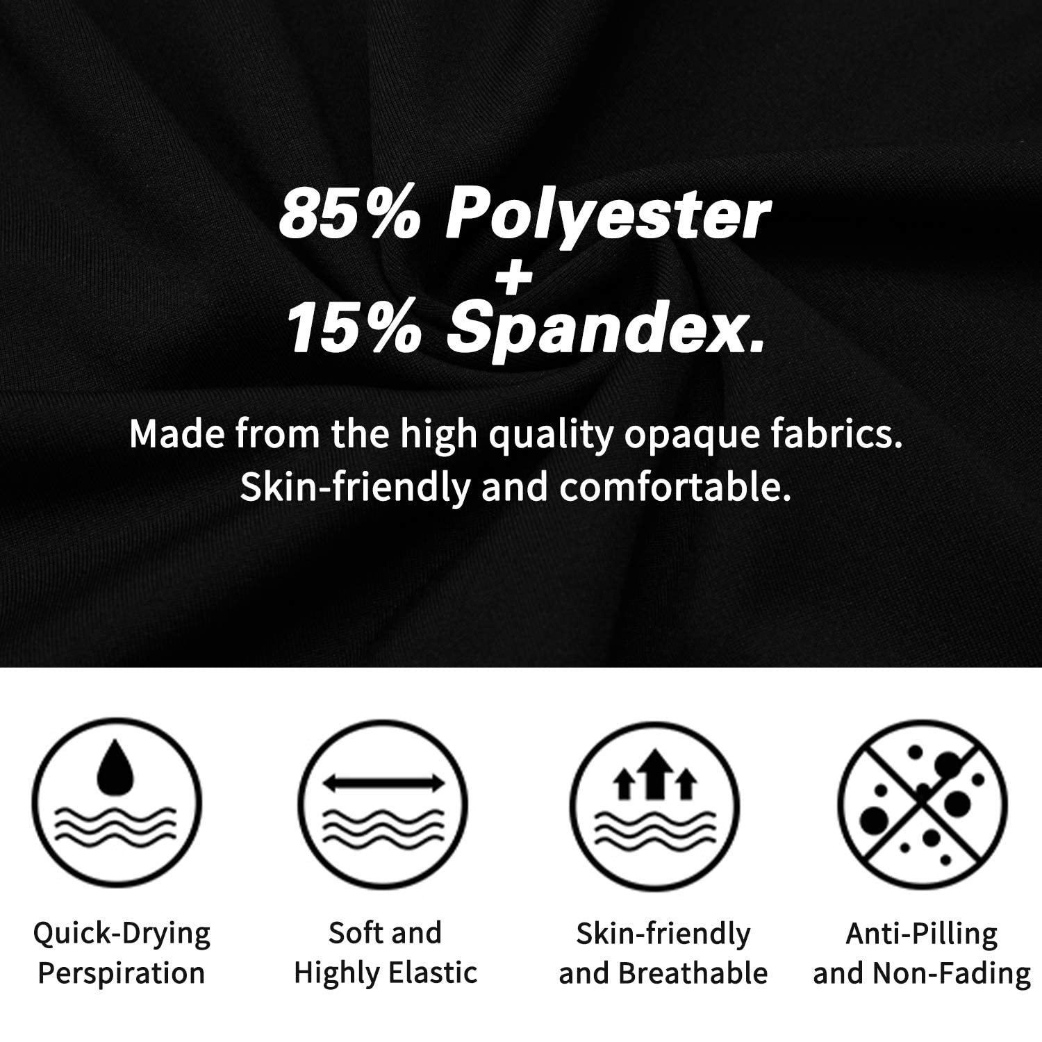 Yuerlian Top a compressione da uomo a maniche lunghe da corsa e palestra, ad asciugatura rapida, per sport, primo strato, allenamento, fitness, top a collo alto