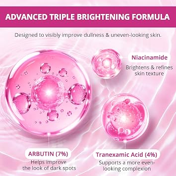 Arbutin Cream, Advanced Active Ingredients, Dark Spots, Blemishes, Pigmentation, Dullness, Improves Dark Spot Appearance, Enhances Skin Radiance, Lightweight Hydration Formula - 2.03 fl oz (60 mL)