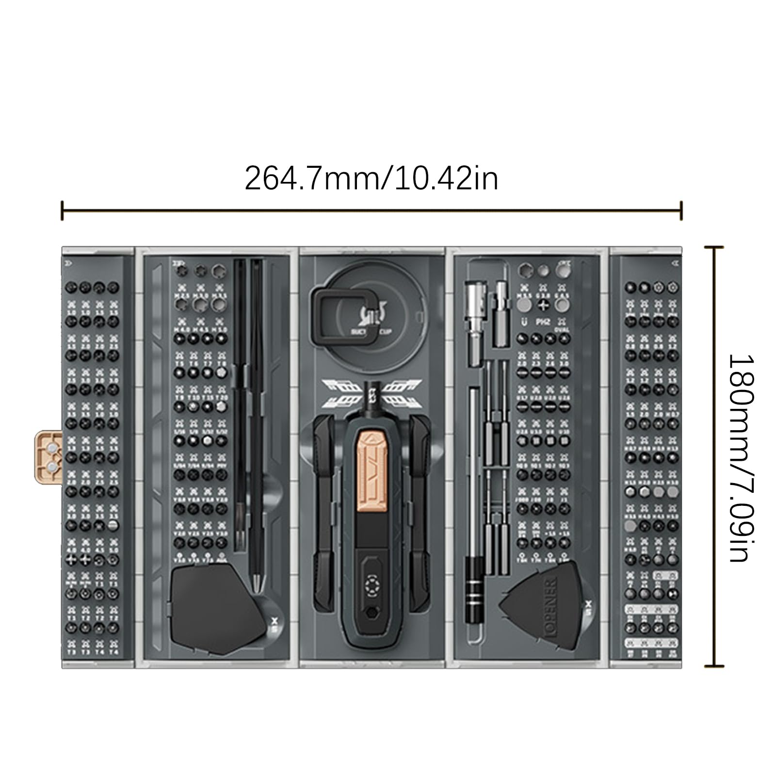 Set di cacciaviti magnetici, set di cacciaviti Torx, set di manutenzione per cellulare, tablet, laptop, PC, strumenti di riparazione elettronica, cacciaviti di precisione, set di strumenti elettronici
