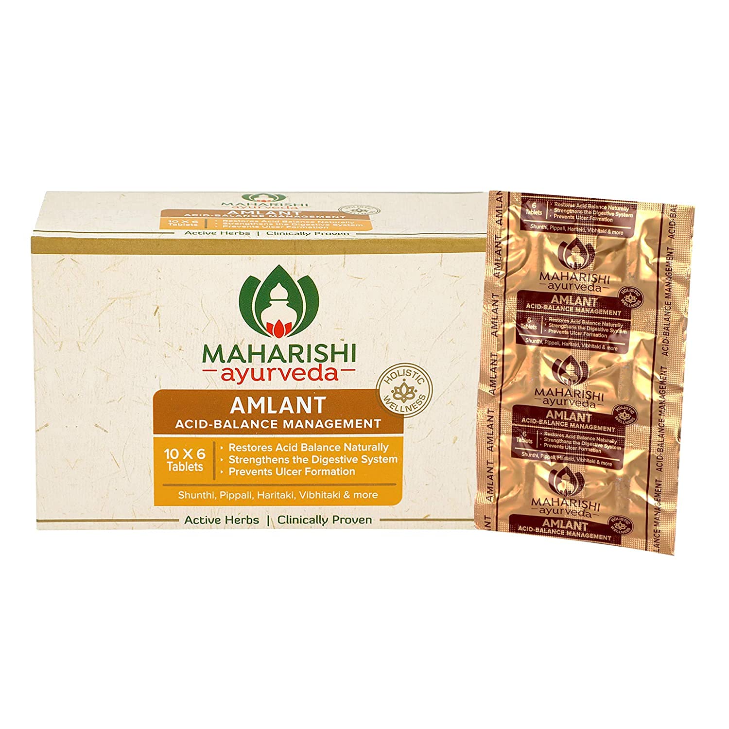 MAHARISHI AYURVEDA Amlant Acid Balance Management- Pack of 6 x 10 * 6 Tab (B09HZSB6D9) Amazon Price History, Amazon Price Tracker
