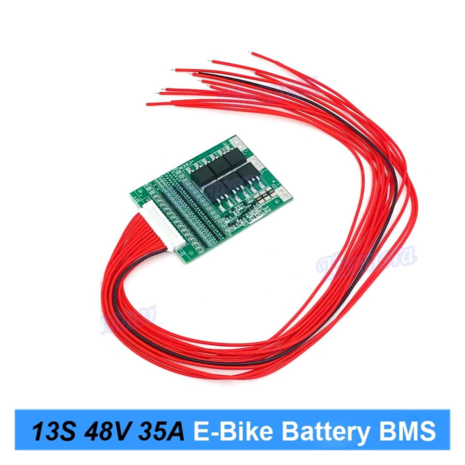 Zarząd BMS, 13S 48V 54V 35A Balance BMS tablica chrona baterią oddzielny port dla 18650 21700 rower elektryczny lub akumulator do e-skutera, Rada Ochrony BMS