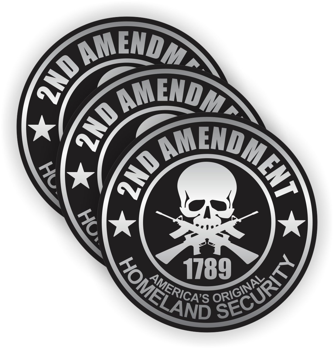2nd Amendment Hard Hat Sticker || Helmet Decal Label Lunch / Tool Box