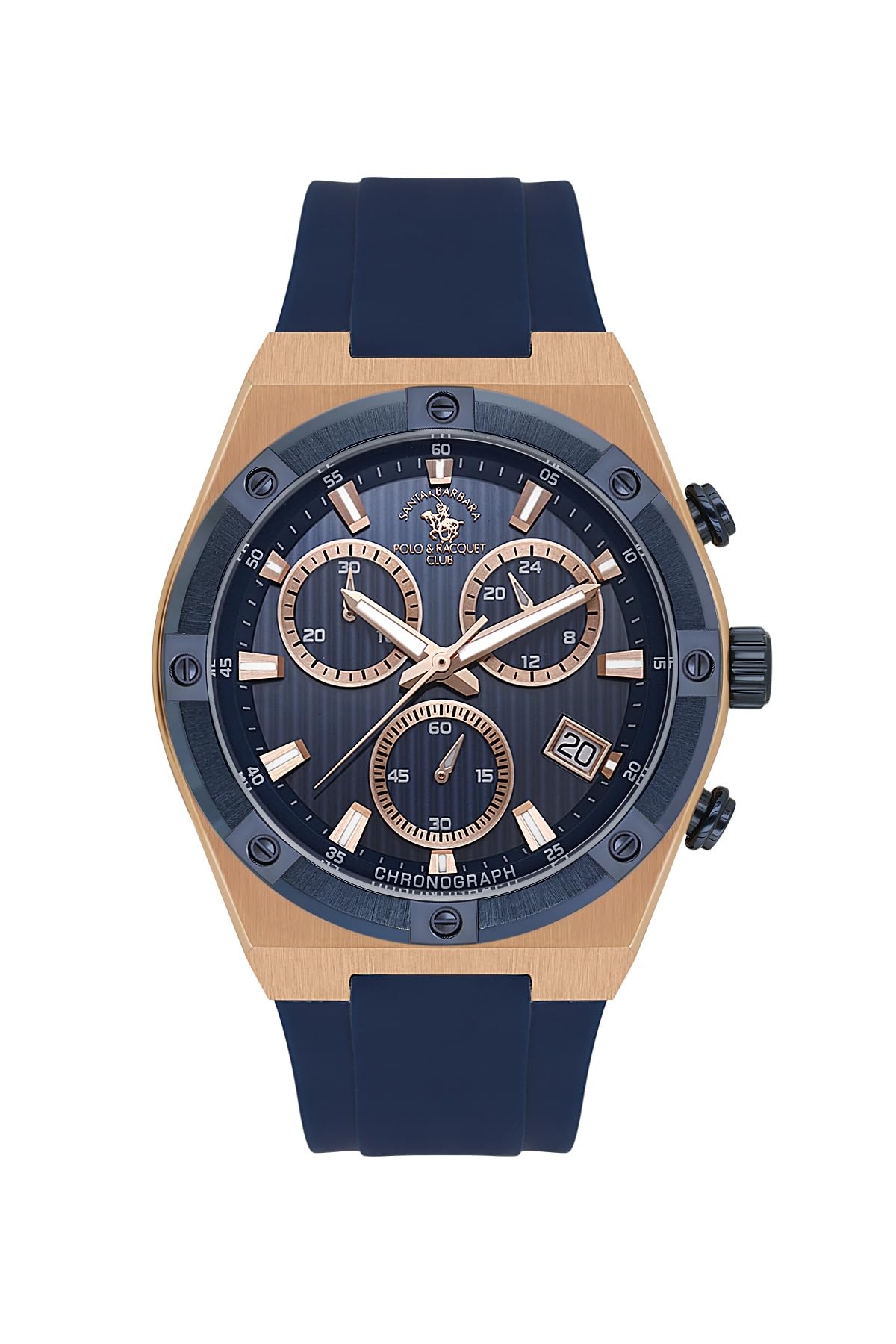 Buy SANTA BARBARA POLO & RACQUET CLUB Chronograph Blue Dial